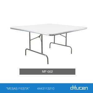 Mesa cuadrada de fibra de vidrio en San Luis Potosí