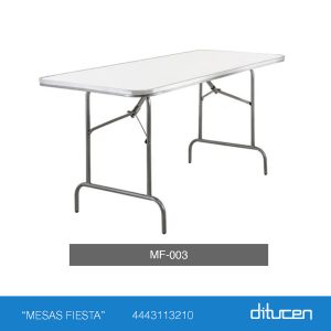 Mesa rectangular de fibra de vidrio en San Luis Potosí