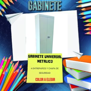 Gabinete escolar universal metálico en san luis potosí