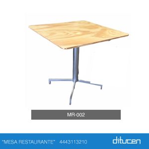 Mesas para restaurante de 80 x 80 en San Luis Potosí